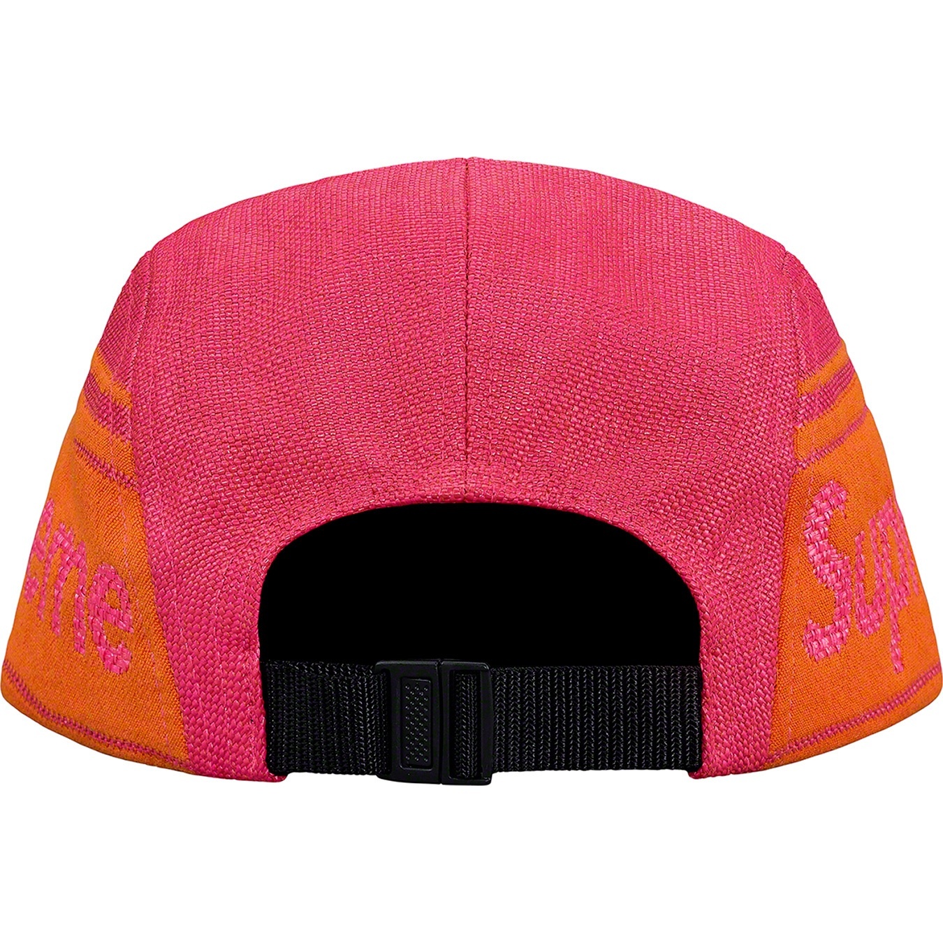 Raffia Woven Logo Camp Cap view 3